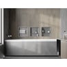 Mexen X-Wall-R półka wnękowa z kołnierzem i półką 30 x 30 cm, inox - 1910303010S