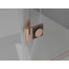 Mexen Mist-H T kabina prysznicowa uchylna prawa 75 x 120 cm, transparent, miedź szczotkowana - 8A5T-075-120-65-00-P