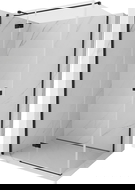 Mexen Mist-H T kabina prysznicowa uchylna lewa 100 x 80 cm, transparent, czarna - 8A5T-100-080-70-00-L