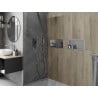 Mexen X-Wall-R półka wnękowa z kołnierzem 45 x 20 cm, inox - 1910452010