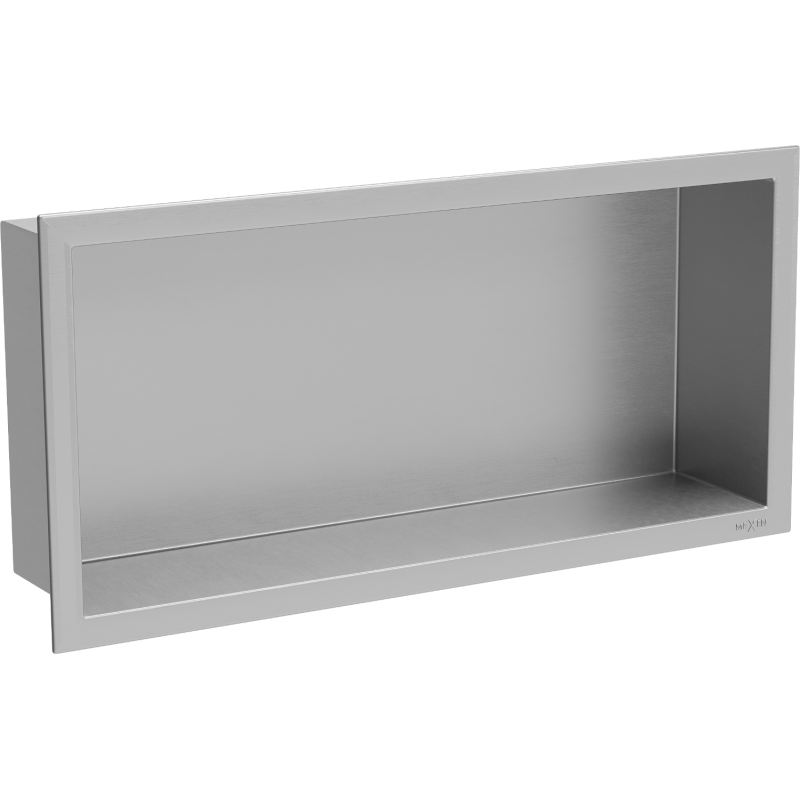 Mexen X-Wall-R półka wnękowa z kołnierzem 45 x 20 cm, inox - 1910452010