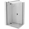 Mexen Mist-H T kabina prysznicowa uchylna lewa 100 x 95 cm, transparent, czarna - 8A5T-100-095-70-00-L