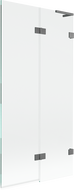 Mexen Lunar L parawan nawannowy 2-skrzydłowy prawy 90 x 150 cm, transparent, gun metal - 897L-090-100-95-00-P