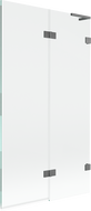 Mexen Lunar L parawan nawannowy 2-skrzydłowy prawy 100 x 150 cm, transparent, gun metal - 897L-100-100-95-00-P