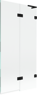 Mexen Lunar L parawan nawannowy 2-skrzydłowy prawy 90 x 150 cm, transparent, czarny - 897L-090-100-70-00-P