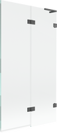 Mexen Lunar L parawan nawannowy 2-skrzydłowy prawy 100 x 150 cm, transparent, gun gray szczotkowany - 897L-100-100-66-00-P