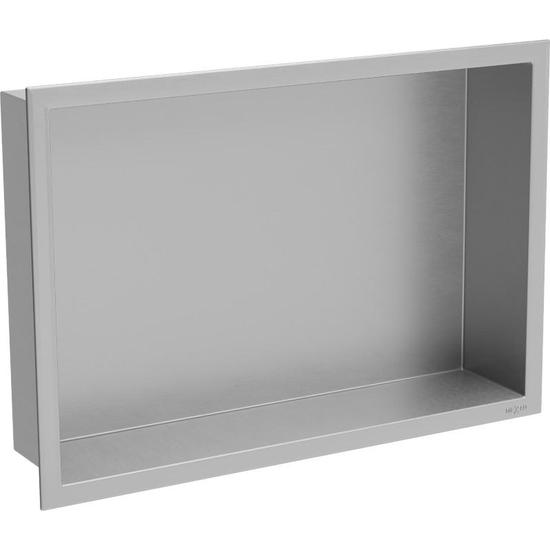Mexen X-Wall-R półka wnękowa z kołnierzem 45 x 30 cm, inox - 1910453010