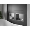 Mexen X-Wall-R półka wnękowa z kołnierzem 45 x 30 cm, inox - 1910453010