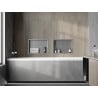 Mexen X-Wall-R półka wnękowa z kołnierzem 45 x 30 cm, inox - 1910453010