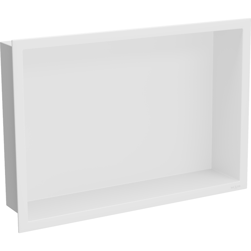 Mexen X-Wall-R półka wnękowa z kołnierzem 45 x 30 cm, biała - 1920453010
