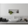 Mexen X-Wall-R półka wnękowa z kołnierzem 60 x 20 cm, biała - 1920602010