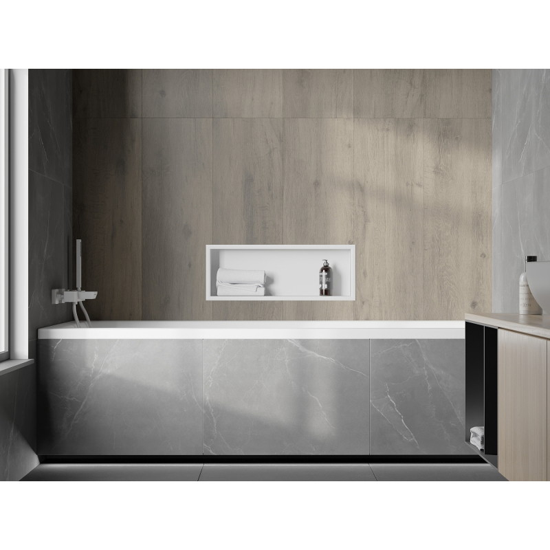 Mexen X-Wall-R półka wnękowa z kołnierzem 60 x 20 cm, biała - 1920602010