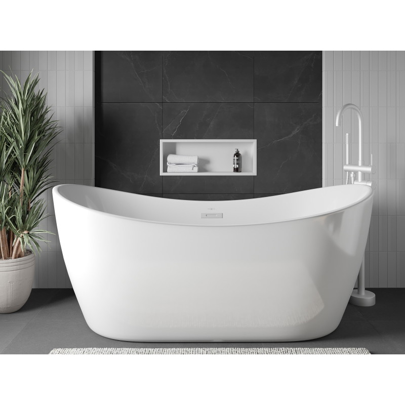 Mexen X-Wall-R półka wnękowa z kołnierzem 60 x 20 cm, biała - 1920602010