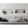 Mexen X-Wall-R półka wnękowa z kołnierzem 60 x 20 cm, biała - 1920602010