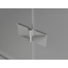 Mexen Mist-H Duo kabina prysznicowa uchylna prawa 70 x 80 cm, transparent, chrom - 8A5-070L-080P-01-00