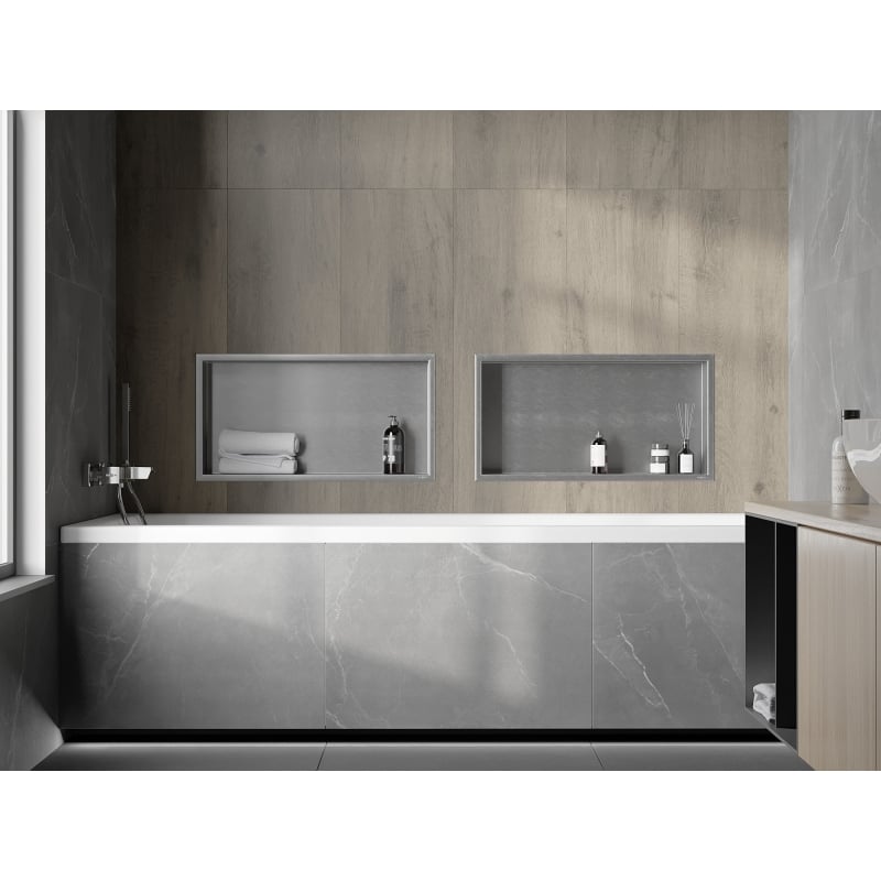 Mexen X-Wall-R półka wnękowa z kołnierzem 60 x 30 cm, inox - 1910603010