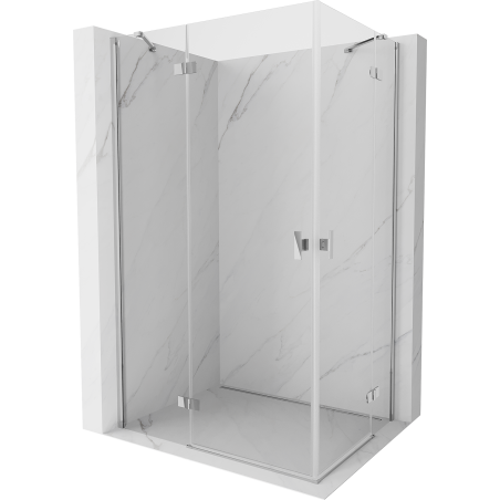 Mexen Mist-H Duo kabina prysznicowa uchylna lewa 100 x 95 cm, transparent, chrom - 8A5-100L-095P-01-00