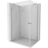 Mexen Mist-H Duo kabina prysznicowa uchylna lewa 115 x 95 cm, transparent, chrom - 8A5-115L-095P-01-00