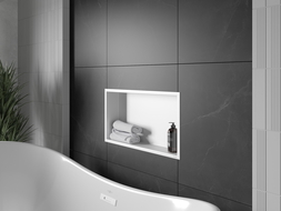 Mexen X-Wall-R półka wnękowa z kołnierzem 60 x 30 cm, biała - 1920603010