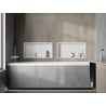 Mexen X-Wall-R półka wnękowa z kołnierzem 60 x 30 cm, biała - 1920603010