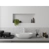 Mexen X-Wall-R półka wnękowa z kołnierzem 60 x 30 cm, biała - 1920603010