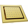 Mexen Cube dysza boczna podtynkowa, złota - 79365-50