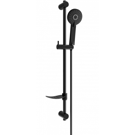 Mexen DF40 zestaw prysznicowy suwany, czarny - 785404582-70