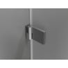 Mexen Lunar-B kabina prysznicowa uchylna prawa 70 x 70 cm, transparent, gun gray szczotkowany - 832-070-070-66-00-P