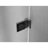 Mexen Lunar-B kabina prysznicowa uchylna prawa 70 x 70 cm, transparent, gun gray szczotkowany - 832-070-070-66-00-P