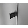 Mexen Lunar-B kabina prysznicowa uchylna prawa 70 x 70 cm, transparent, gun gray szczotkowany - 832-070-070-66-00-P