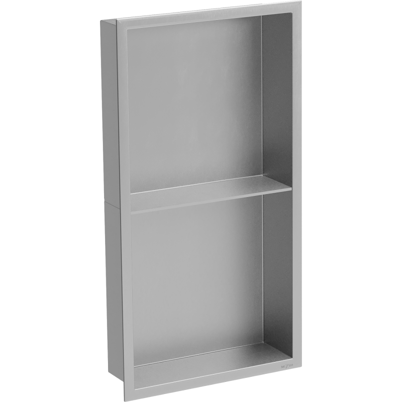 Mexen X-Wall-R półka wnękowa z kołnierzem i półką 60 x 30 cm, inox - 1910603010S