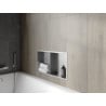 Mexen X-Wall-R półka wnękowa z kołnierzem i półką 60 x 30 cm, inox - 1910603010S