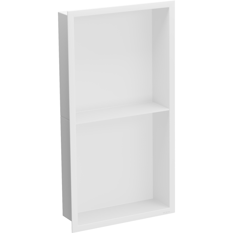 Mexen X-Wall-R półka wnękowa z kołnierzem i półką 60 x 30 cm, biała - 1920603010S