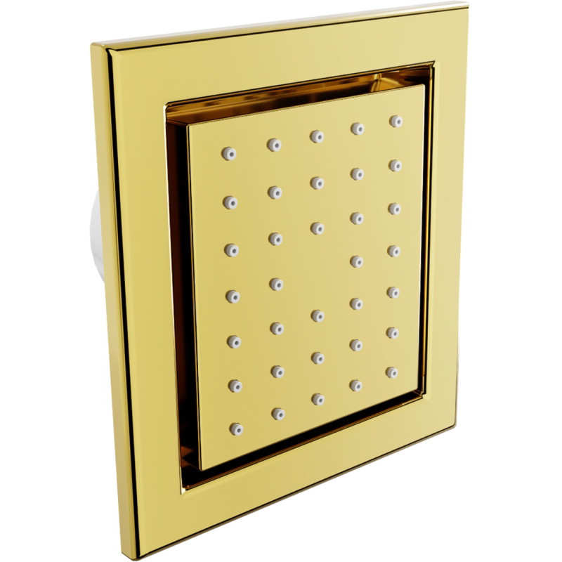 Mexen Cube dysza boczna podtynkowa, złota - 79365-50