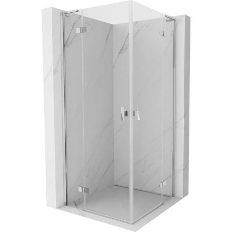 Mexen Mist-H L Duo kabina prysznicowa uchylna 70 x 70 cm, transparent, chrom - 8A5L-070L-070P-01-00