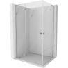 Mexen Mist-H L Duo kabina prysznicowa uchylna lewa 85 x 70 cm, transparent, chrom - 8A5L-085L-070P-01-00