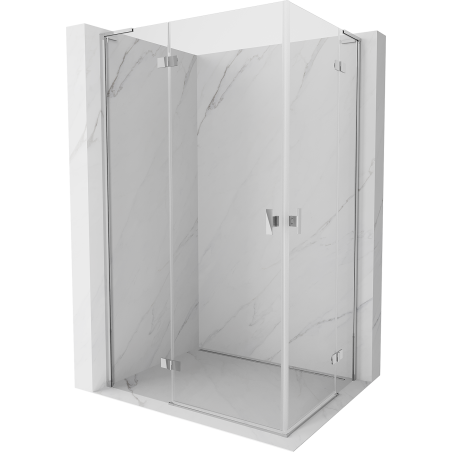 Mexen Mist-H L Duo kabina prysznicowa uchylna lewa 85 x 80 cm, transparent, chrom - 8A5L-085L-080P-01-00