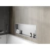 Mexen X-Wall-R półka wnękowa z kołnierzem 90 x 30 cm, inox - 1910903010