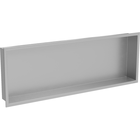 Mexen X-Wall-R półka wnękowa z kołnierzem 90 x 30 cm, inox - 1910903010