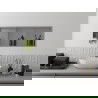 Mexen X-Wall-R półka wnękowa z kołnierzem i półką 90 x 30 cm, inox - 1910903010S