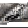 Mexen Lunar-B kabina prysznicowa uchylna prawa 100 x 70 cm, transparent, gun gray szczotkowany - 832-100-070-66-00-P