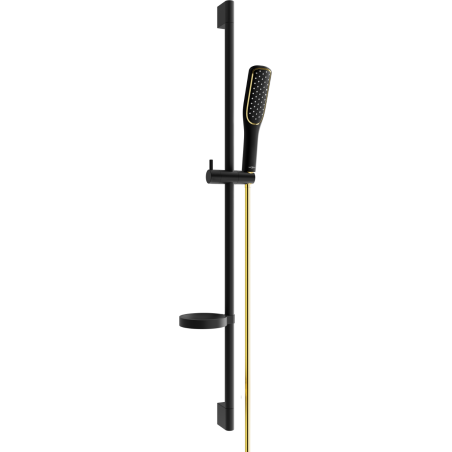 Mexen DS49 zestaw prysznicowy suwany, czarny/złoty - 785494583-57