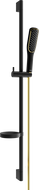 Mexen DS49 zestaw prysznicowy suwany, czarny/złoty - 785494583-57