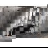 Mexen Lunar-B kabina prysznicowa uchylna prawa 85 x 80 cm, transparent, gun gray szczotkowany - 832-085-080-66-00-P