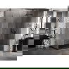 Mexen Lunar-B kabina prysznicowa uchylna prawa 95 x 80 cm, transparent, gun gray szczotkowany - 832-095-080-66-00-P