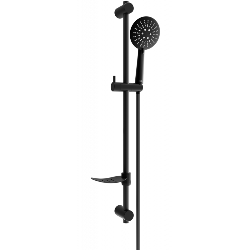 Mexen DF67 zestaw prysznicowy suwany, czarny - 785674582-70