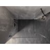 Mexen Lunar-B kabina prysznicowa uchylna lewa 100 x 80 cm, transparent, czarna - 832-100-080-70-00-L