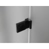 Mexen Lunar-B kabina prysznicowa uchylna lewa 100 x 90 cm, transparent, czarna - 832-100-090-70-00-L