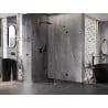 Mexen Lunar-B kabina prysznicowa uchylna lewa 100 x 100 cm, transparent, czarna - 832-100-100-70-00-L