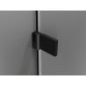 Mexen Lunar-B kabina prysznicowa uchylna lewa 100 x 100 cm, transparent, czarna - 832-100-100-70-00-L